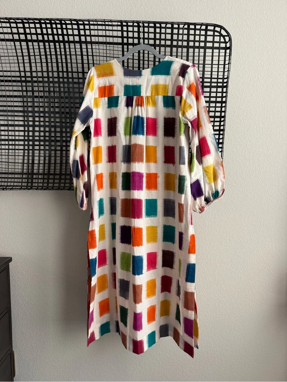 Kleed Nagar Squares Kaftan Dress - Picture 8 of 12